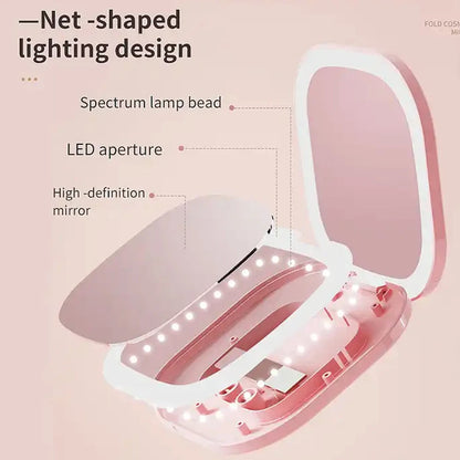 Compact Led Makeup Mirror